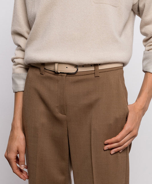 Ethereal Beige Belt