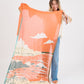 Flam Scarf - Coral