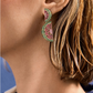 One in a Melon Pavé Drop Statement Earrings