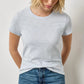 Short Sleeve Back Seam Crewneck