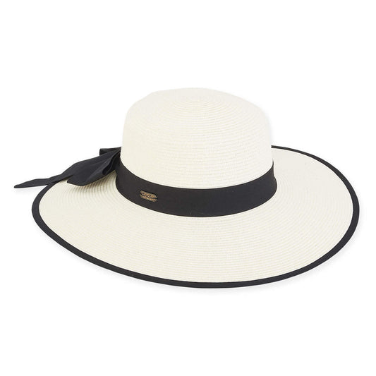 Paper Braid Floppy Brim Hat