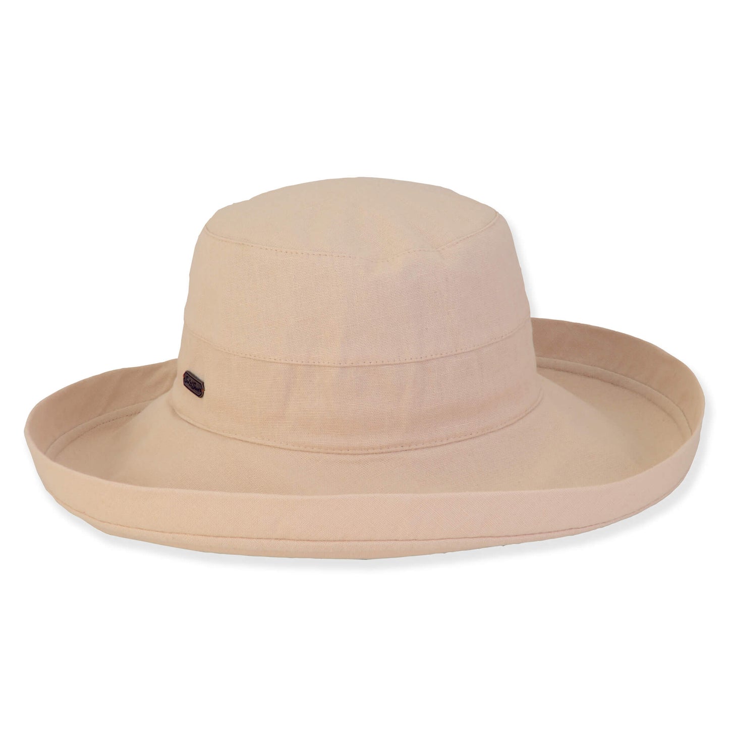 Women's Linen Up-brim Hat