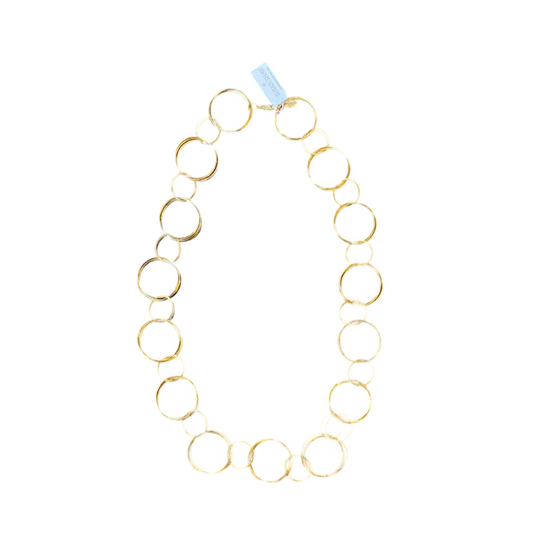 Large Handmade Chain 30" Necklace