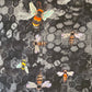 Silk Modal Linen Scarf, Bees