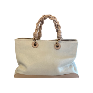 Bone and Cream Handbag