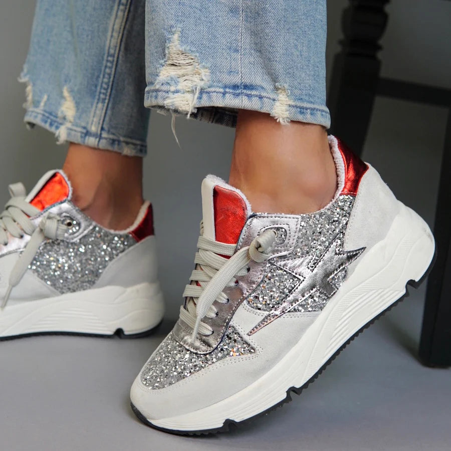 Lightening Strike Sneaker Argent