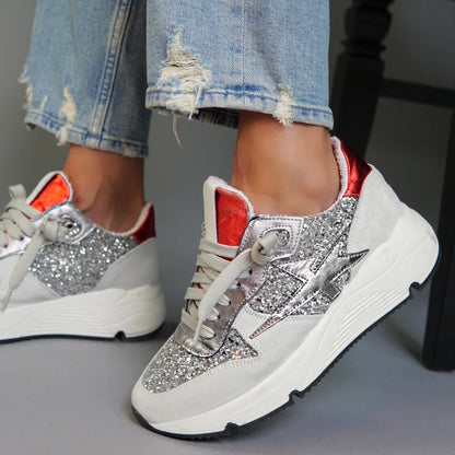 Lightening Strike Sneaker Argent