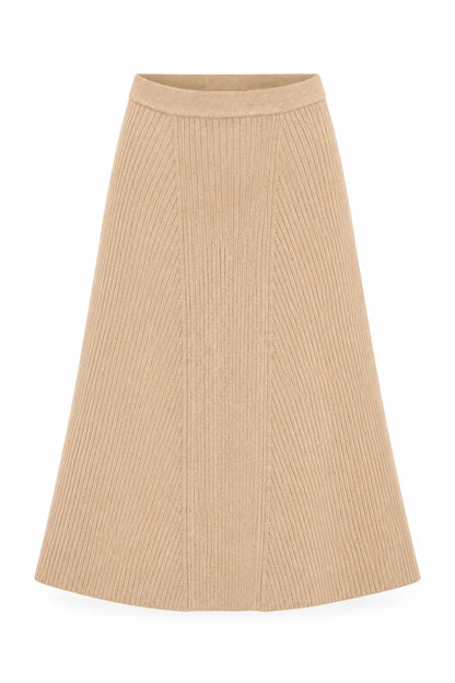 Caramel Rib Skirt