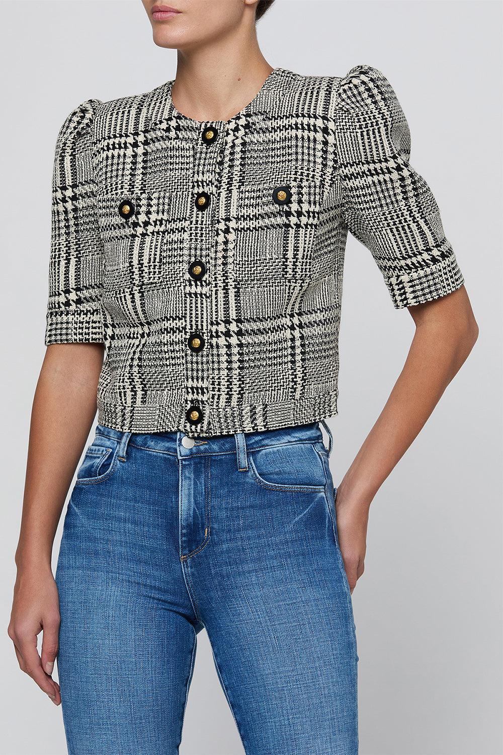 Allegra Short Sleeve Cropped Jacket