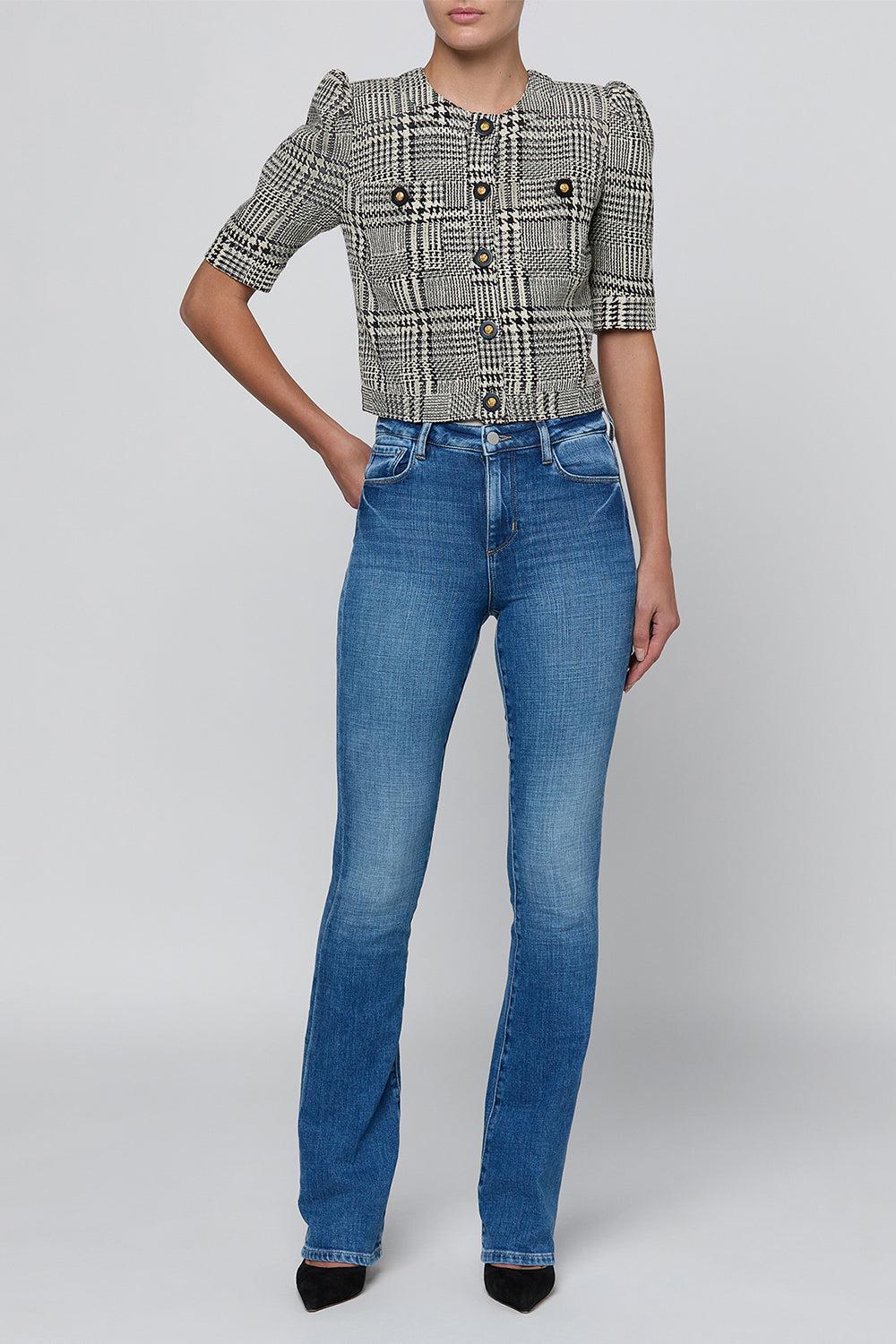 Allegra Short Sleeve Cropped Jacket