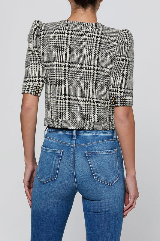 Allegra Short Sleeve Cropped Jacket