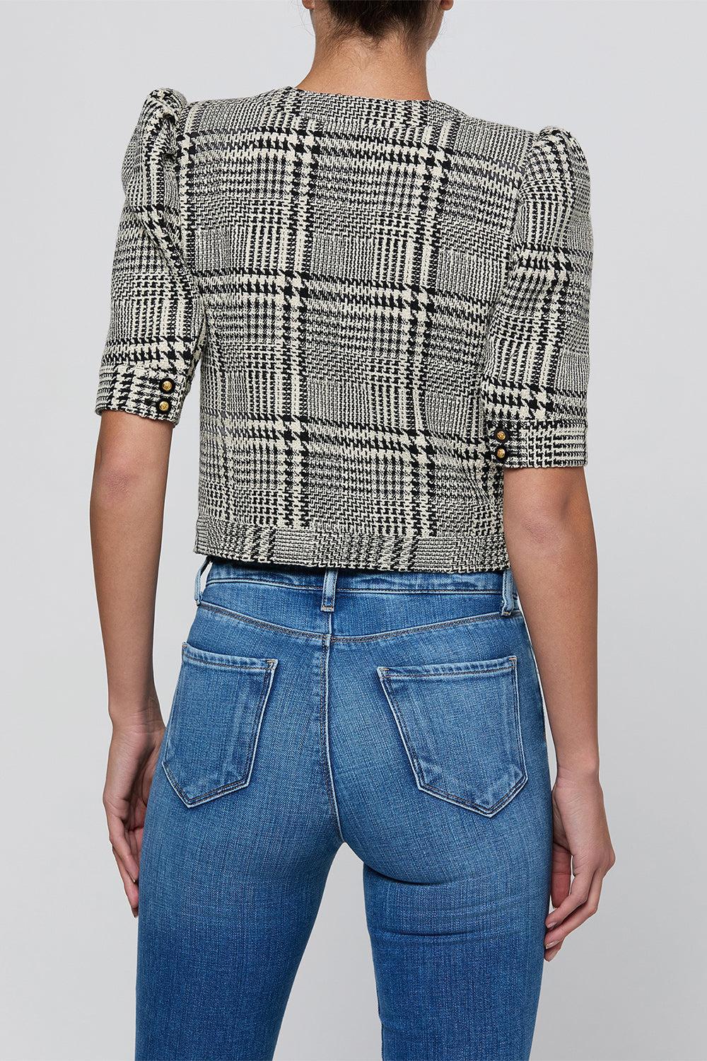 Allegra Short Sleeve Cropped Jacket