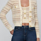 Ariadne Mixed Stitch Cardigan