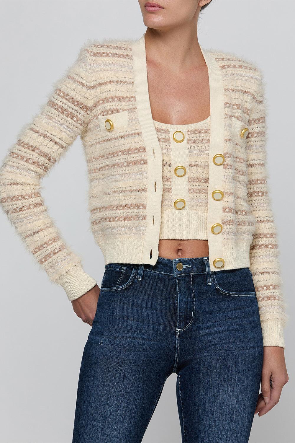 Ariadne Mixed Stitch Cardigan