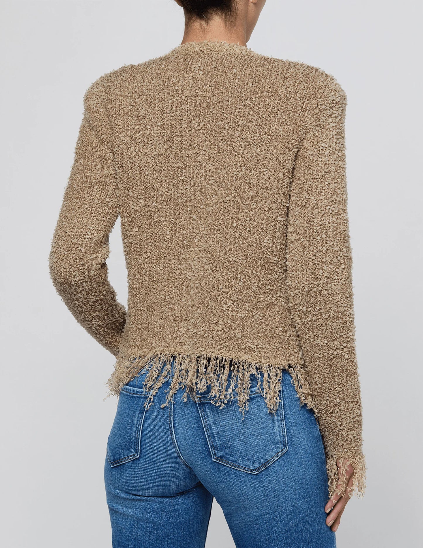 Mireille Fringe Knit Cardigan