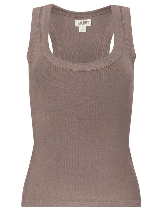 Shania Racerback Tank - Cardamom