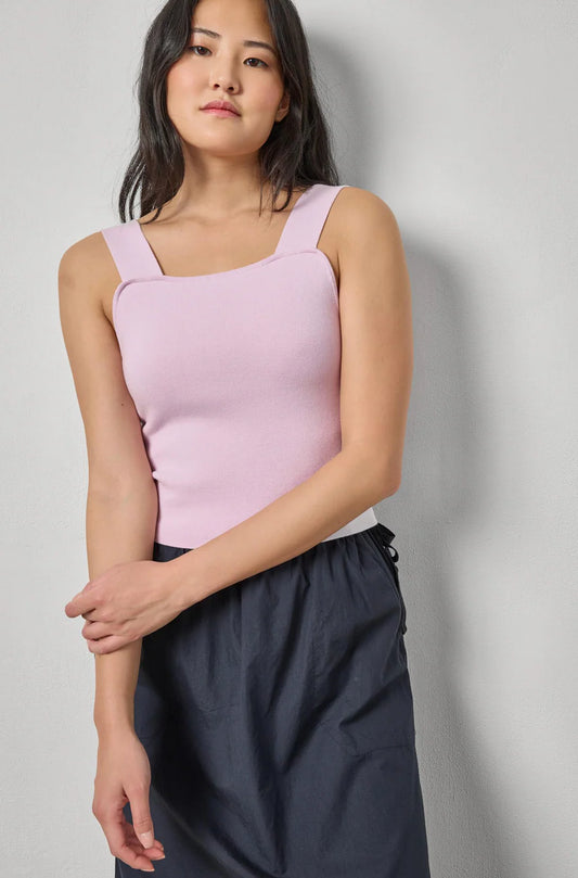 Wide Strap Knit Tank