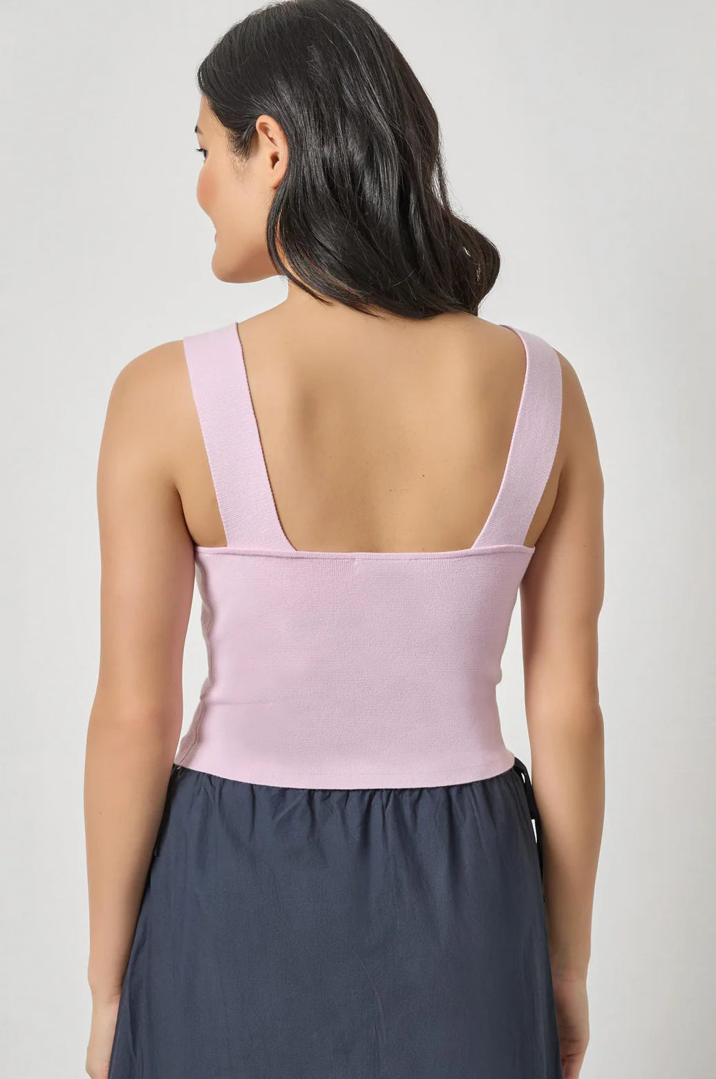 Wide Strap Knit Tank