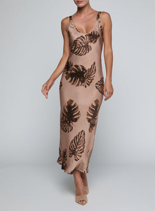 Akiya Satin Maxi Dress