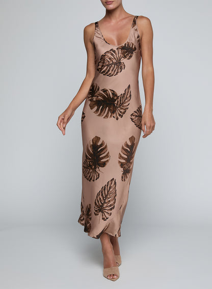 Akiya Satin Maxi Dress