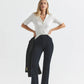 MIDNIGHT CROSBY CROP FLARE TROUSER