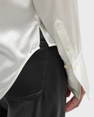 The Standard Silk Button-Front Shirt