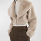 Danika Cropped Faux Fur Jacket