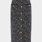 Tai Tweed Midi Skirt