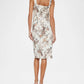 Tapestry Jungle Idy Button-Front Tank Dress