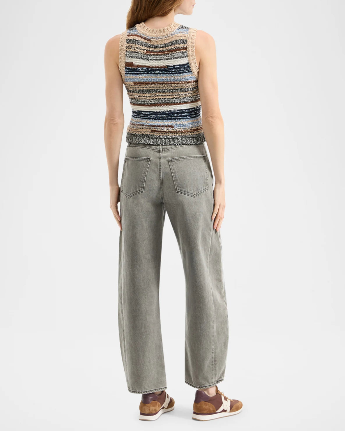 Jerrel Wool-Blend Cropped Tank Top