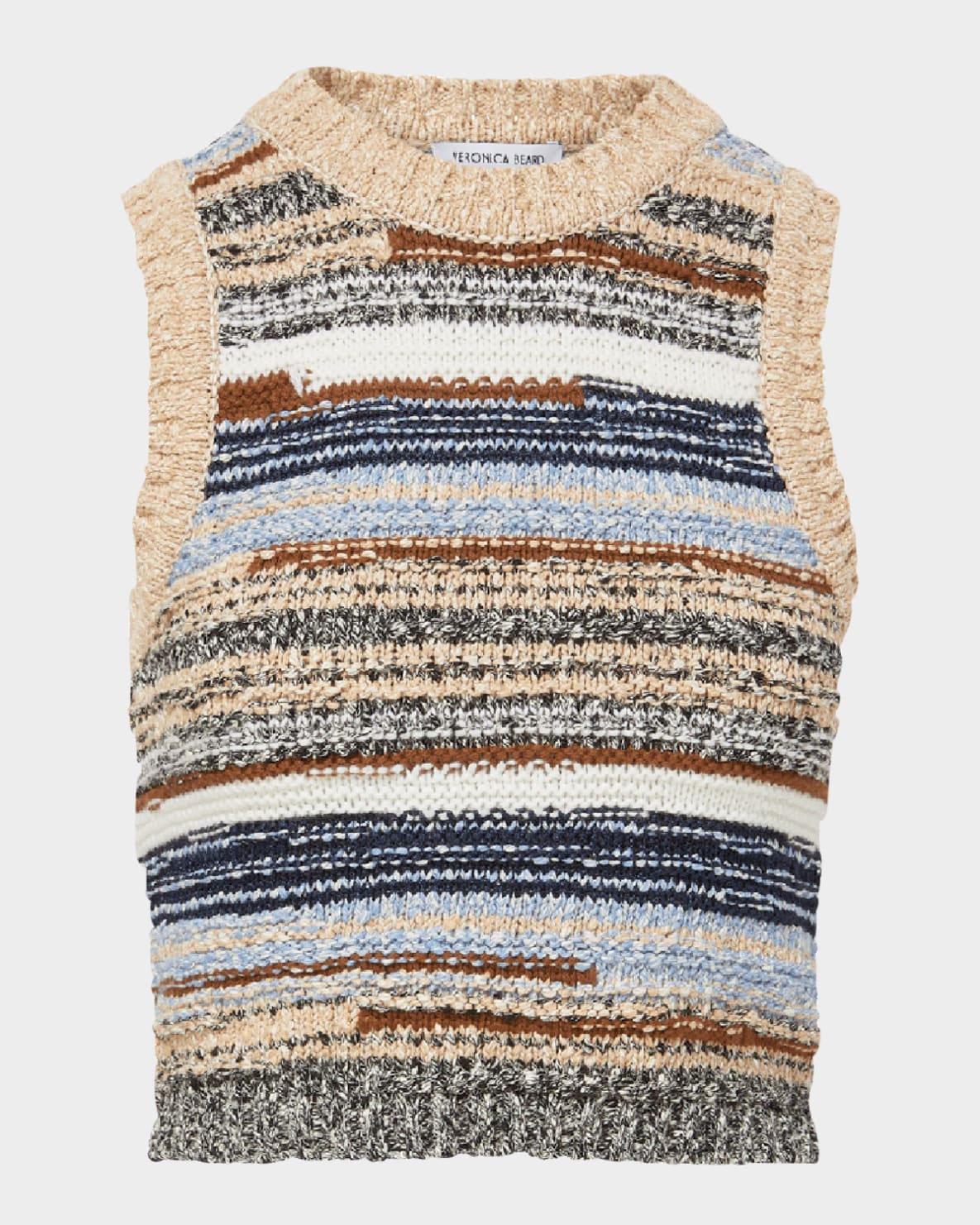Jerrel Wool-Blend Cropped Tank Top