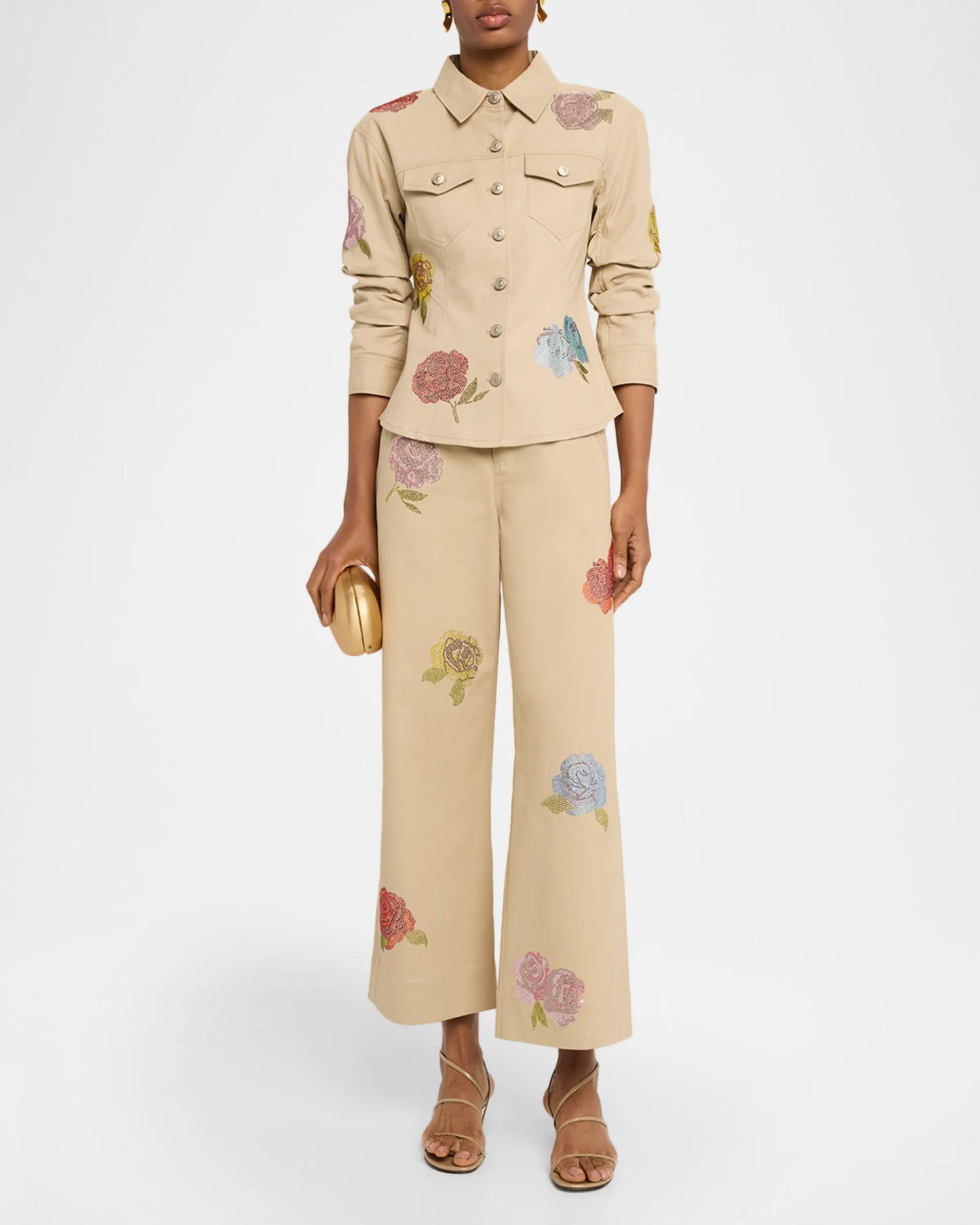 Heatset Roses Scrunched Canyon Jacket
