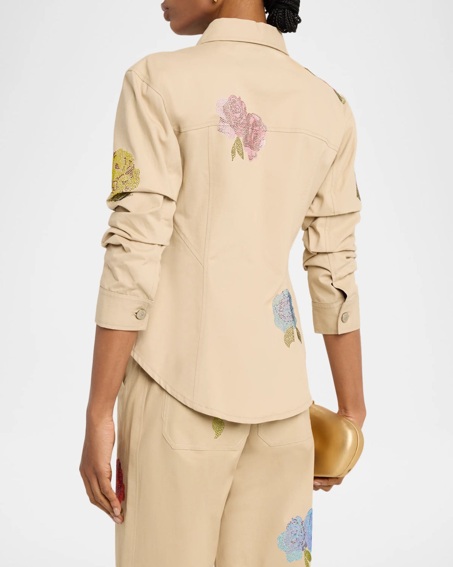 Heatset Roses Scrunched Canyon Jacket