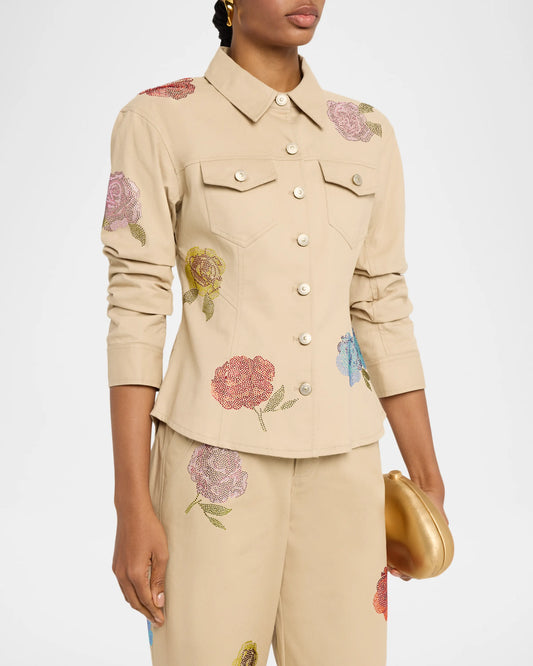 Heatset Roses Scrunched Canyon Jacket