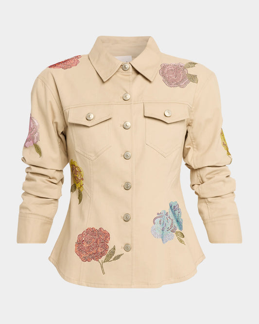 Heatset Roses Scrunched Canyon Jacket