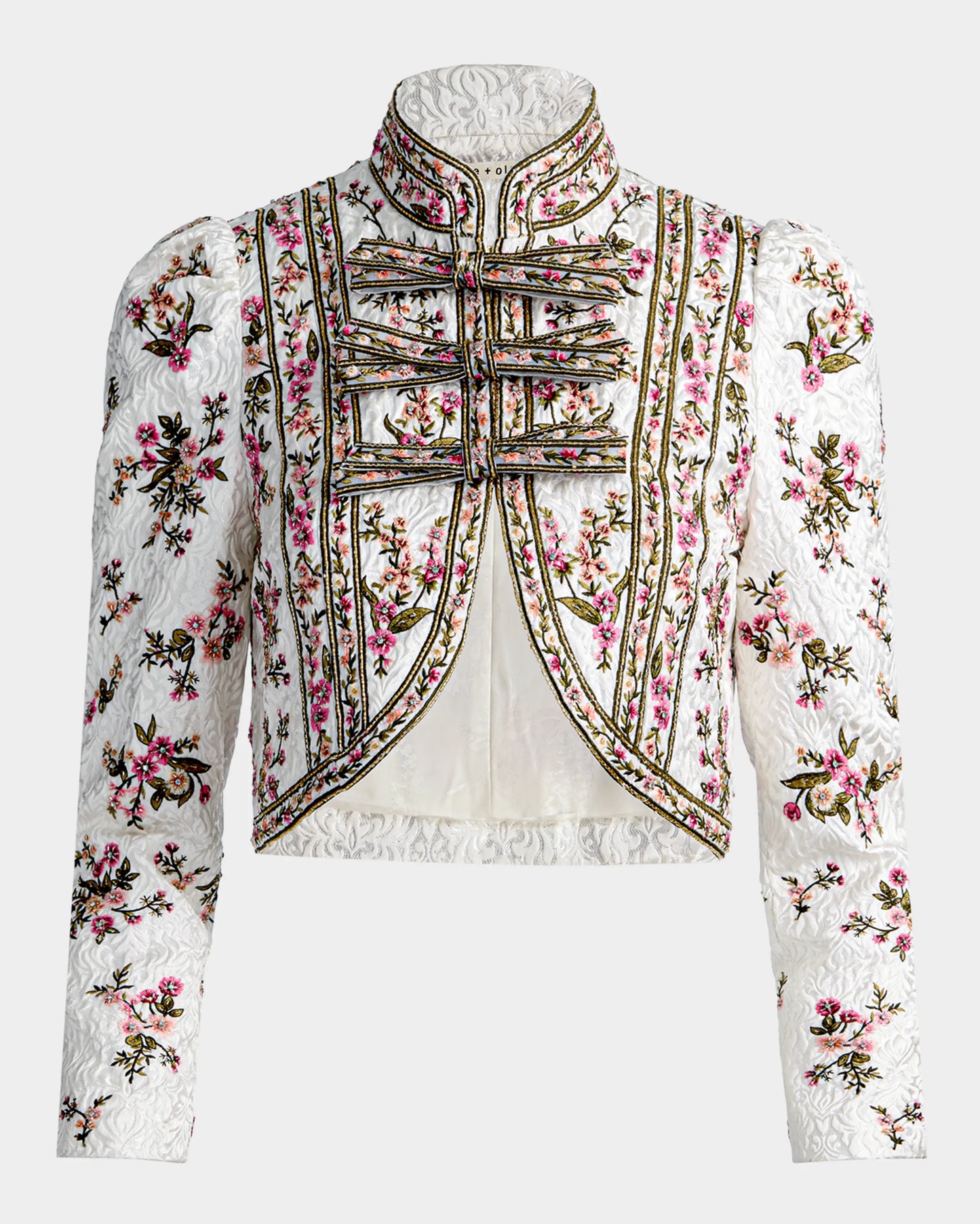 Ilaria Embroidered Cropped Jacket