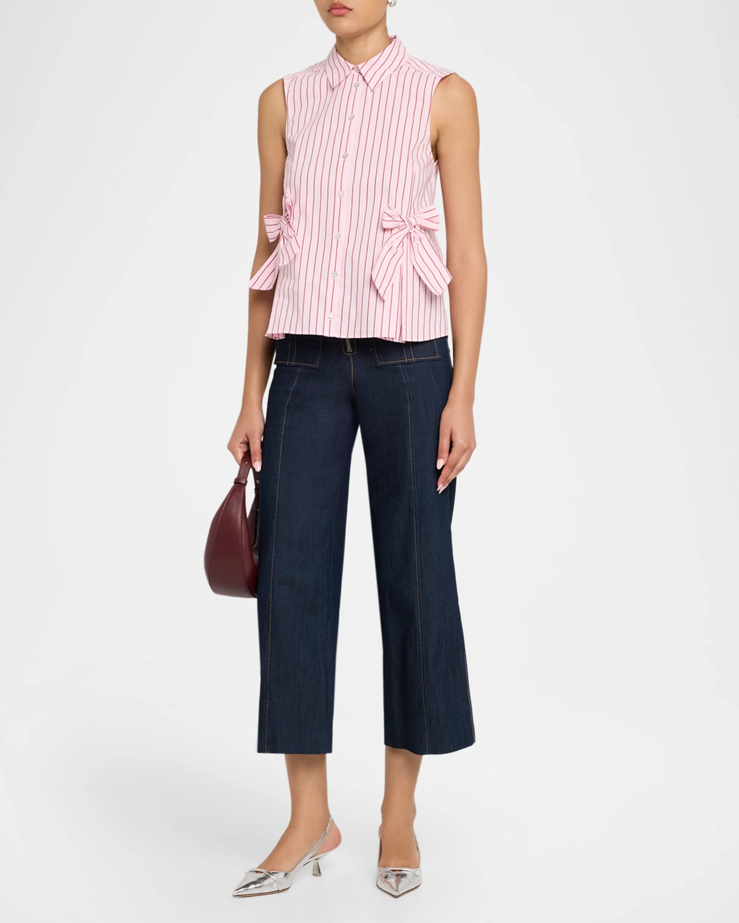 Rose Stripe Jillian Top