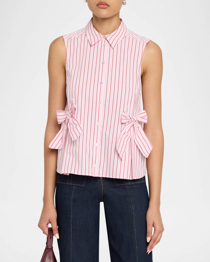 Rose Stripe Jillian Top