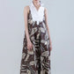 Retro Bloomleaf Sleeveless Dress