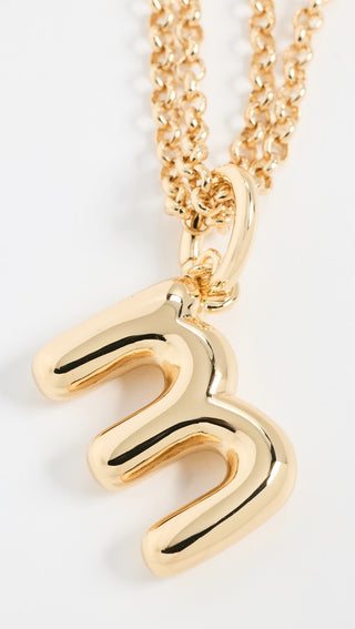 Itsy Bitsy Initial Charm Necklace- M