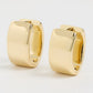 Puffy Hinged Huggie Earrings