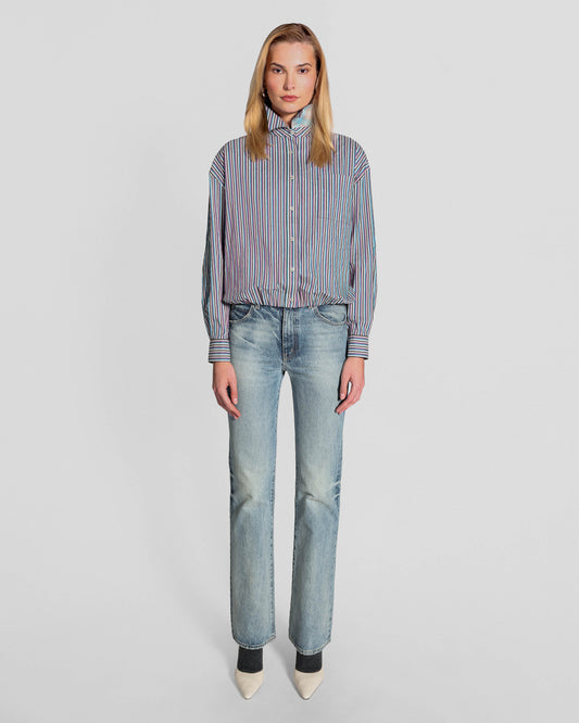 Teal Rhapso Blousant Shirt