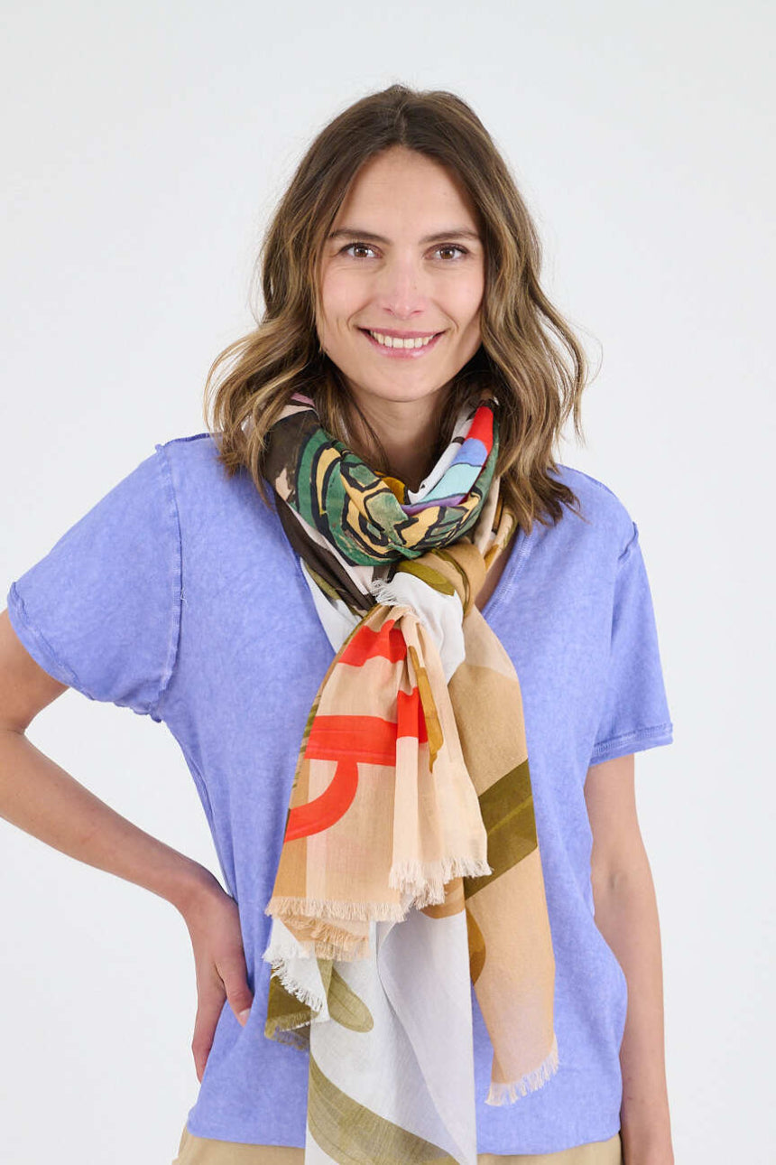 Roll Scarf - Beige
