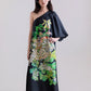 One Shoulder Floral Maxi Dress