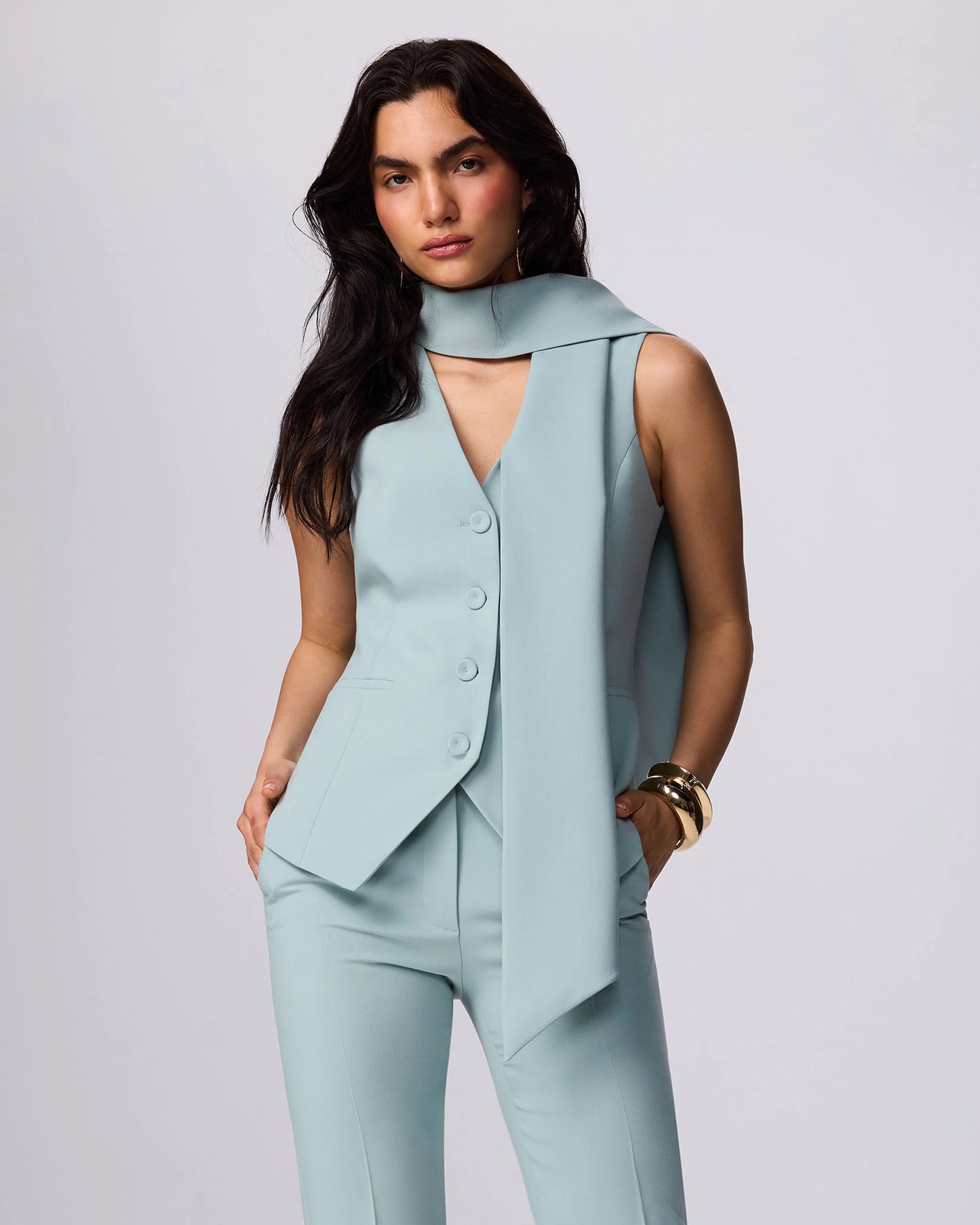 DAPHNE FRONT TIE VEST TOP