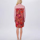 Echo Iris Print Back Shirtdress - Orion Bloom