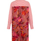 Echo Iris Print Back Shirtdress - Orion Bloom