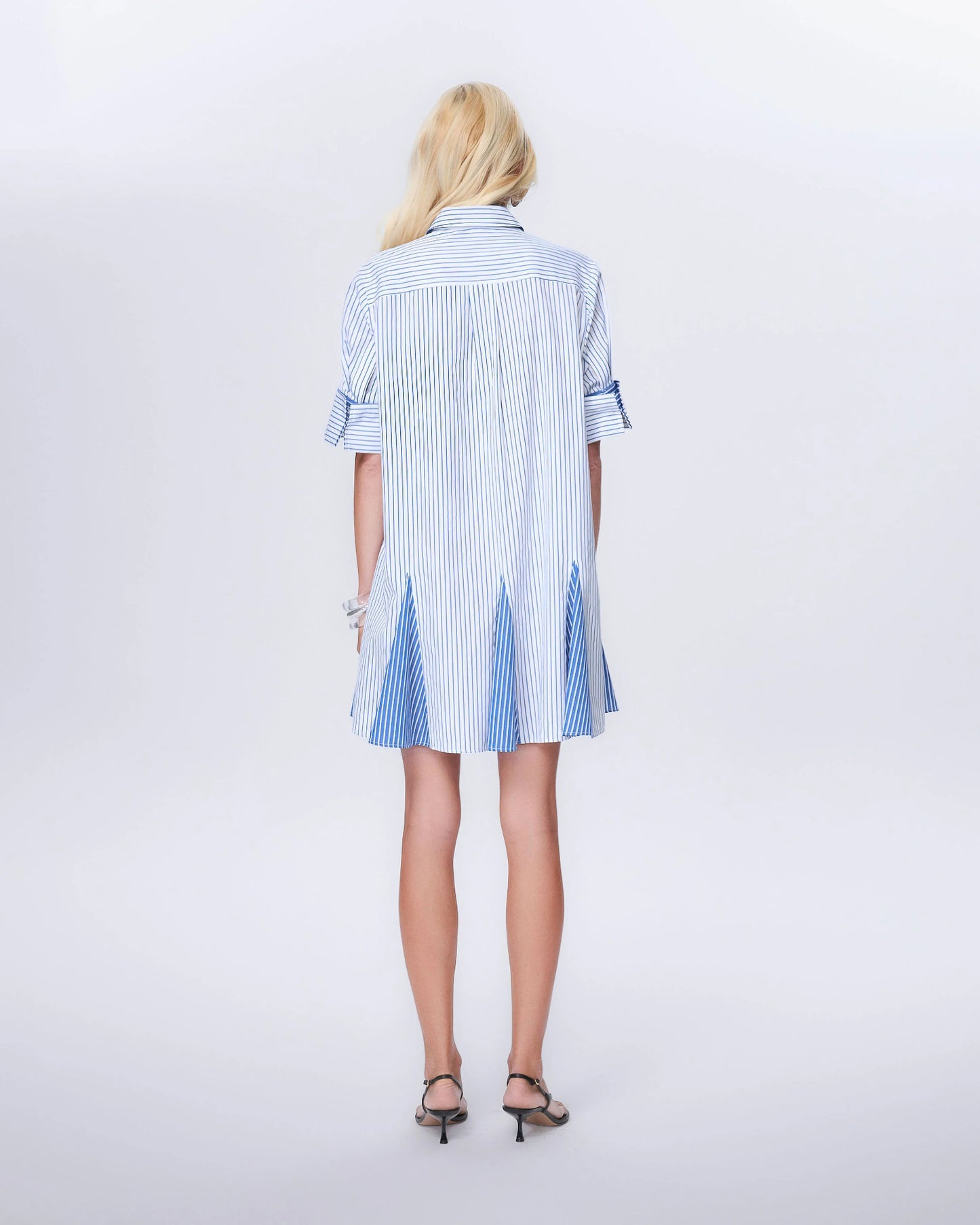 Echo Stripe Shirtdress