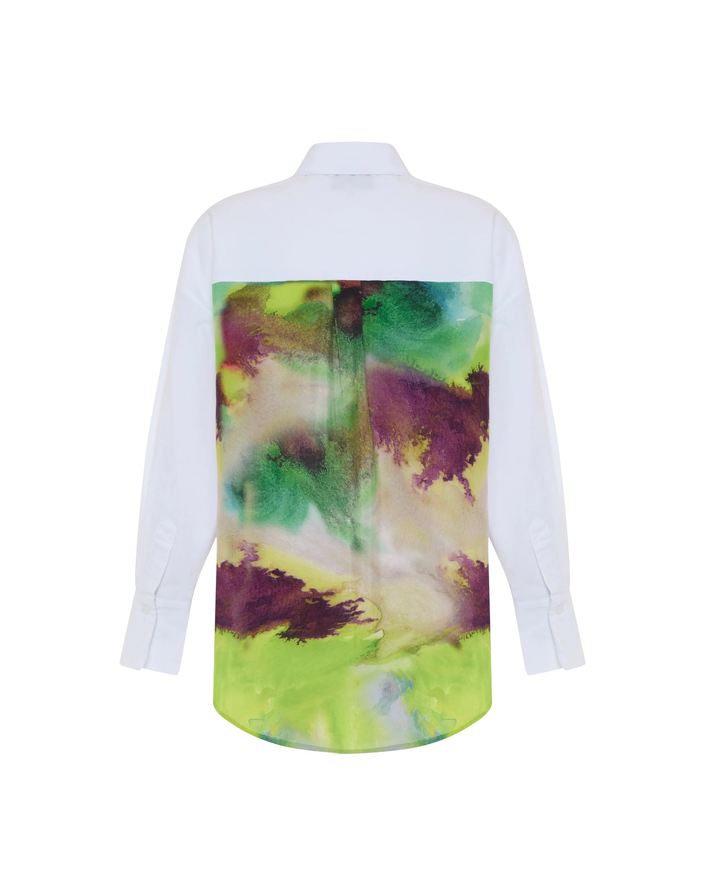 Echo Print Back Banker Shirt