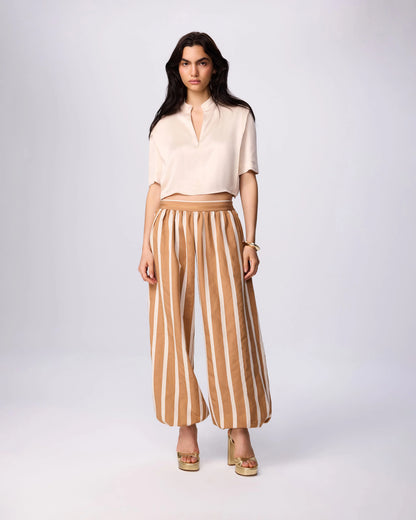 Phaenna Shoulder Pleat Blouse